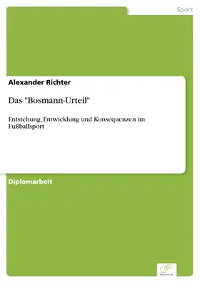 Richter |  Das 'Bosmann-Urteil' | eBook | Sack Fachmedien