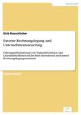 Rosenlöcher |  Externe Rechnungslegung und Unternehmenssteuerung | eBook | Sack Fachmedien