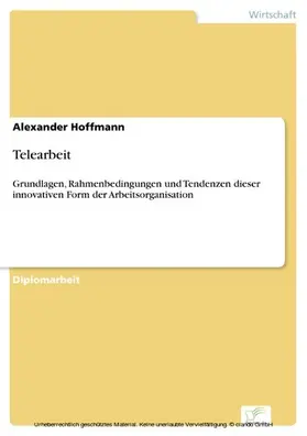 Hoffmann |  Telearbeit | eBook | Sack Fachmedien