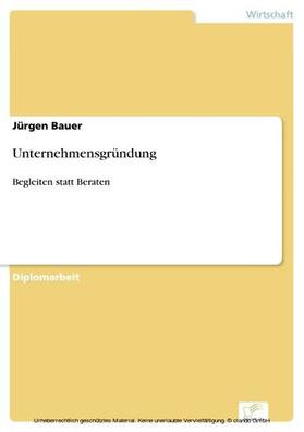 Bauer | Unternehmensgründung | E-Book | sack.de