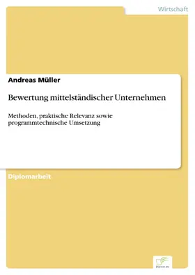 Müller |  Bewertung mittelständischer Unternehmen | eBook | Sack Fachmedien