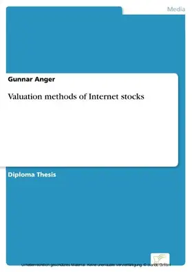 Anger |  Valuation methods of Internet stocks | eBook | Sack Fachmedien