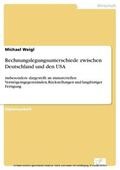 Weigl |  Rechnungslegungsunterschiede zwischen Deutschland und den USA | eBook | Sack Fachmedien