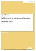 Wenzel |  Erfolgsorientierte Management-Vergütung | eBook | Sack Fachmedien