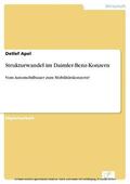 Apel |  Strukturwandel im Daimler-Benz-Konzern | eBook | Sack Fachmedien