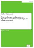 Hildebrandt |  Untersuchungen zur Eignung von Spundwänden als Pressenwiderlager für den Rohrvortrieb | eBook | Sack Fachmedien