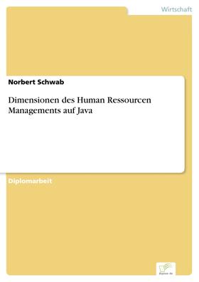 Schwab | Dimensionen des Human Ressourcen Managements auf Java | E-Book | sack.de