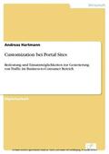 Hartmann |  Customization bei Portal Sites | eBook | Sack Fachmedien