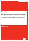 Klein |  Minderheitenpolitik in Rumänien seit 1989 | eBook | Sack Fachmedien