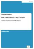 Schubert |  PDF Workflow in der Druckvorstufe | eBook | Sack Fachmedien