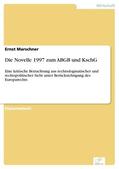 Marschner |  Die Novelle 1997 zum ABGB und KschG | eBook | Sack Fachmedien