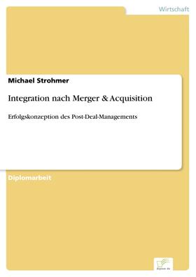 Strohmer | Integration nach Merger & Acquisition | E-Book | sack.de