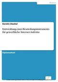 Stachel |  Entwicklung eines Beurteilungsinstruments für gewerbliche Internet-Auftritte | eBook | Sack Fachmedien