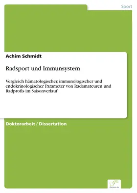 Schmidt |  Radsport und Immunsystem | eBook | Sack Fachmedien