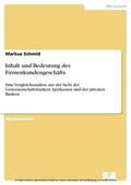 Schmid |  Inhalt und Bedeutung des Firmenkundengeschäfts | eBook | Sack Fachmedien