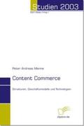 Menne / Bedey |  Content Commerce | Buch |  Sack Fachmedien
