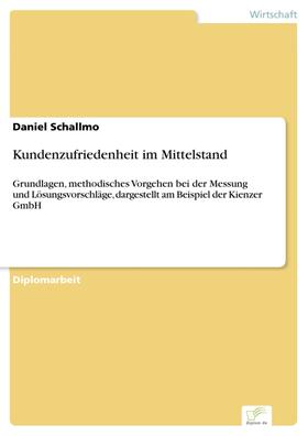 Schallmo | Kundenzufriedenheit im Mittelstand | E-Book | sack.de