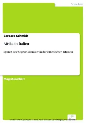 Schmidt |  Afrika in Italien | eBook | Sack Fachmedien
