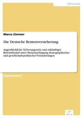 Zimmer | Die Deutsche Rentenversicherung | E-Book | sack.de