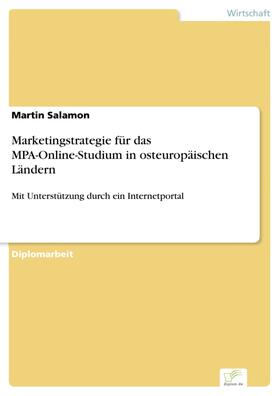 Salamon |  Marketingstrategie für das MPA-Online-Studium in osteuropäischen Ländern | eBook | Sack Fachmedien