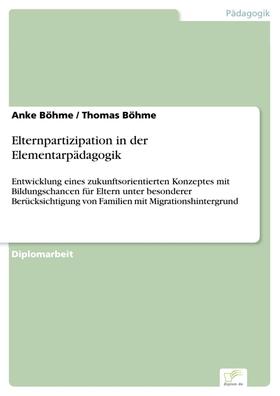 Böhme | Elternpartizipation in der Elementarpädagogik | E-Book | sack.de