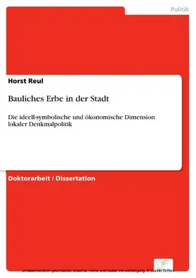 Reul |  Bauliches Erbe in der Stadt | eBook | Sack Fachmedien
