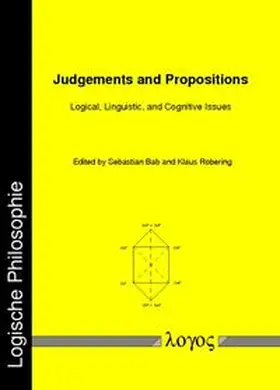 Bab / Robering |  Judgements and Propositions | Buch |  Sack Fachmedien