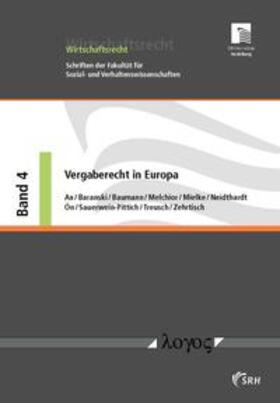 Ax / Baranski / Baumann | Vergaberecht in Europa | Buch | 978-3-8325-2743-3 | sack.de