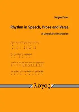 Esser |  Rhythm in Speech, Prose and Verse | Buch |  Sack Fachmedien