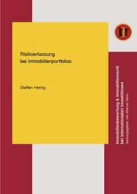 Heinig | Risikoerfassung bei Immobilienportfolios | Buch | 978-3-8325-3395-3 | sack.de