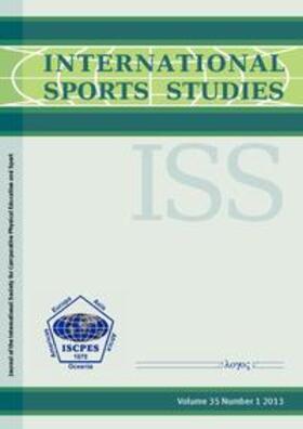 ISCPES | International Sports Studies Vol 35/1 | Buch | 978-3-8325-3443-1 | sack.de