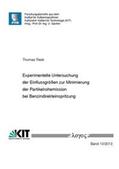 Reck |  Experimentelle Untersuchung der Einflussgrößen zur Minimierung der Partikelrohemission bei Benzindirekteinspritzung | Buch |  Sack Fachmedien