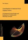Küppers |  Coordination in Heterarchical Supply Chains | Buch |  Sack Fachmedien