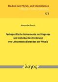 Pusch |  Fachspezifische Instrumente zur Diagnose und individuellen Förderung von Lehramtsstudierenden der Physik | Buch |  Sack Fachmedien