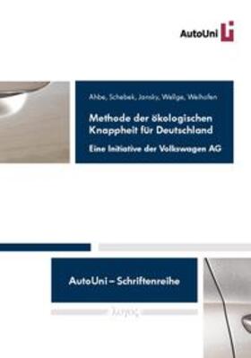 Ahbe / Schebek / Jansky | Methode der ökologischen Knappheit für Deutschland | Buch | 978-3-8325-3845-3 | sack.de