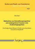 Haak |  Maßnahmen zur Unterstützung kognitiver und metakognitiver Prozesse in der Studieneingangsphase | Buch |  Sack Fachmedien