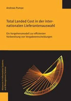 Pumpe |  Total Landed Cost in der internationalen Lieferantenauswahl | Buch |  Sack Fachmedien