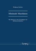 Matthes |  Minimale Maschinen | Buch |  Sack Fachmedien