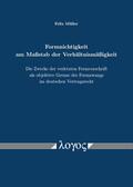 Müller |  Formnichtigkeit am Maßstab der Verhältnismäßigkeit | Buch |  Sack Fachmedien