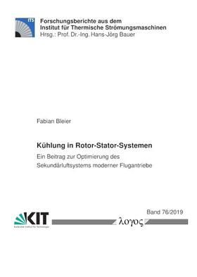 Bleier | Kühlung in Rotor-Stator-Systemen | Buch | 978-3-8325-4912-1 | sack.de
