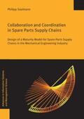 Saalmann |  Collaboration and Coordination in Spare Parts Supply Chains | Buch |  Sack Fachmedien