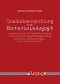Holzknecht-Meier / Holzknecht |  Qualitätsentwicklung in der Elementarpädagogik | Buch |  Sack Fachmedien