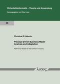 Valentin |  Process-Driven Business Model Analysis and Adaptation: Reference Model for the Software Industry | Buch |  Sack Fachmedien