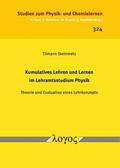Steinmetz |  Kumulatives Lehren und Lernen im Lehramtsstudium Physik | Buch |  Sack Fachmedien