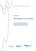 Witew |  Measurements in room acoustics | Buch |  Sack Fachmedien