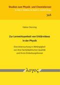 Sterzing |  Zur Lernwirksamkeit von Erklärvideos in der Physik | Buch |  Sack Fachmedien