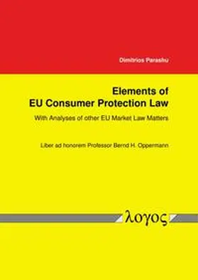 Parashu |  Elements of EU Consumer Protection Law | Buch |  Sack Fachmedien