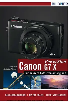 Sänger |  Canon PowerShot G7 X | eBook | Sack Fachmedien