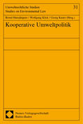 Hansjürgens / Köck / Kneer |  Kooperative Umweltpolitik | Buch |  Sack Fachmedien