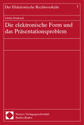  Pordesch, U: Elektronische Form | Buch |  Sack Fachmedien